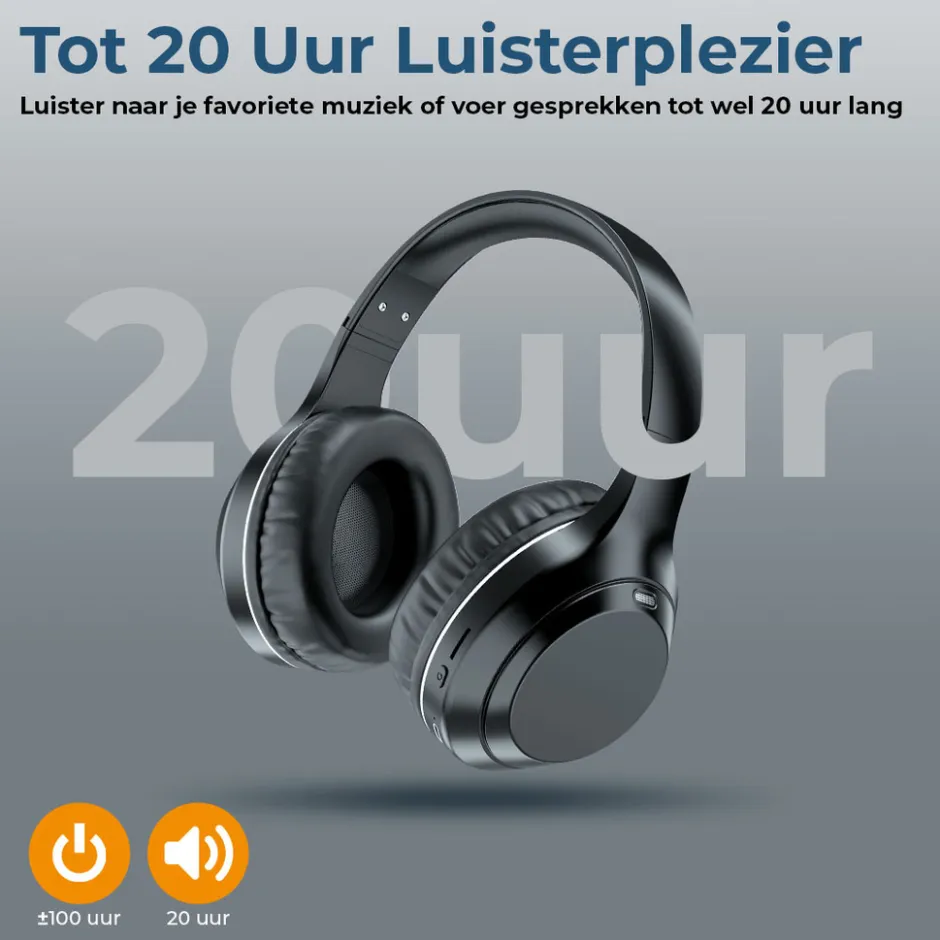 BTN211 Bluetooth Koptelefoon met active noise canceling|Denver Discount