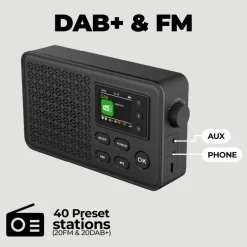DAB57 DAB+/FM Radio met Bluetooth|Denver Discount