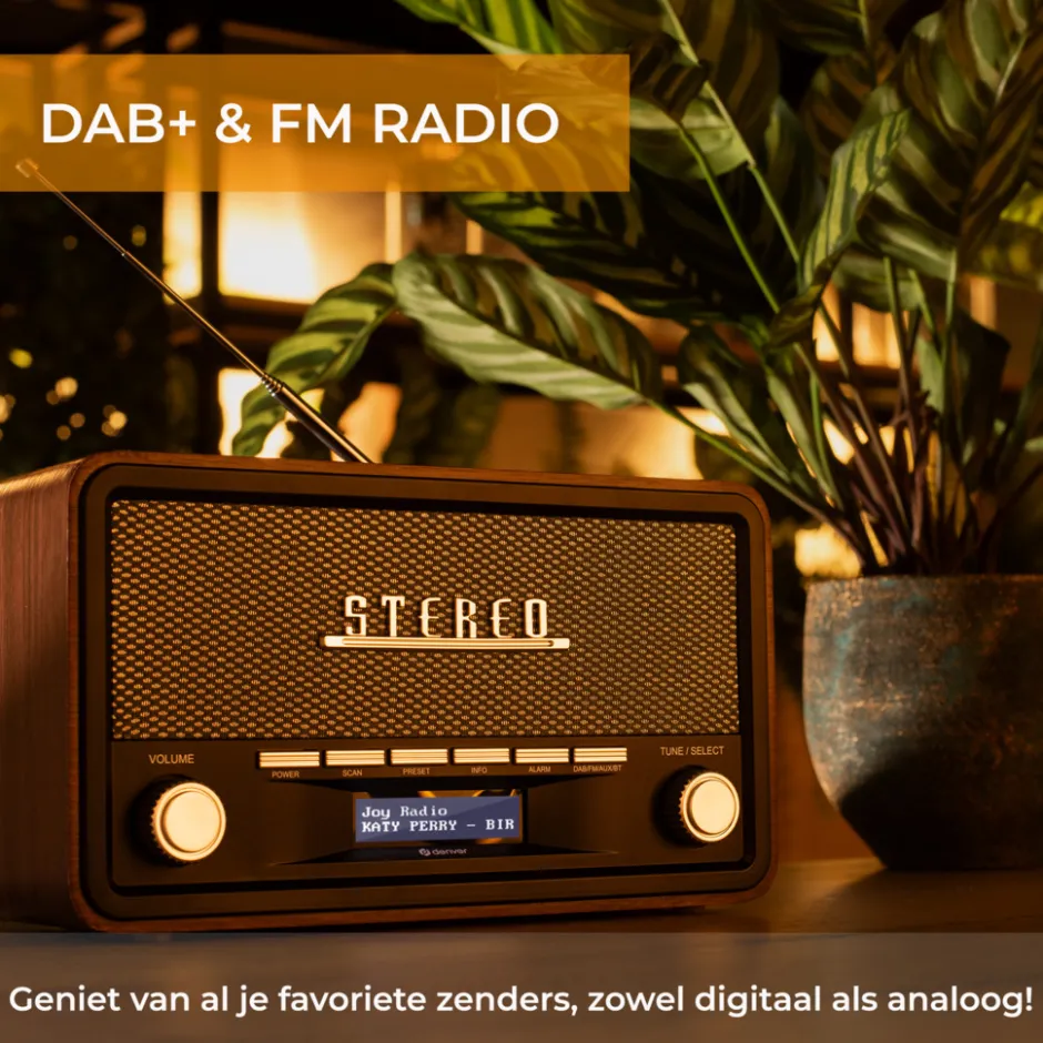 Denver DAB18 DAB+/FM Radio met Bluetooth< Verrassend Elektronica