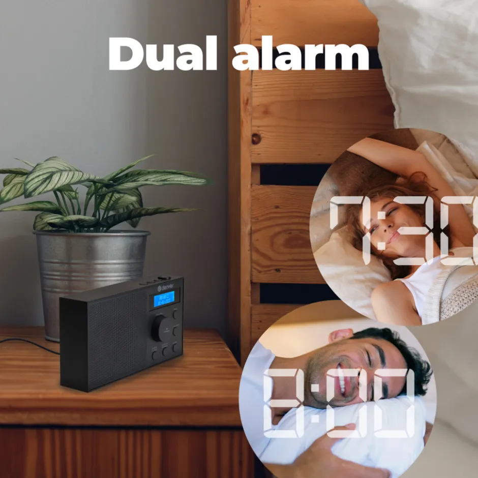 DAB51B DAB+/FM Nood-Radio met Bluetooth|Denver Online