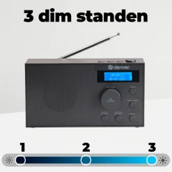 DAB51B DAB+/FM Nood-Radio met Bluetooth|Denver Online