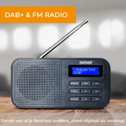 DAB42B Noodradio DAB+/FM-radio met Bluetooth|Denver Best