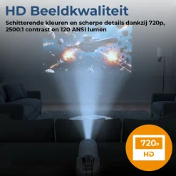 Denver PR1500 HD-Ready mini beamer< Speakers En Accessoires|Gaming