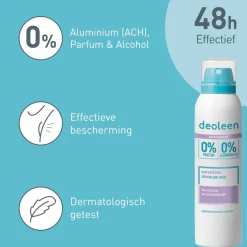 0% Sensitive Deodorant Spray|Deoleen