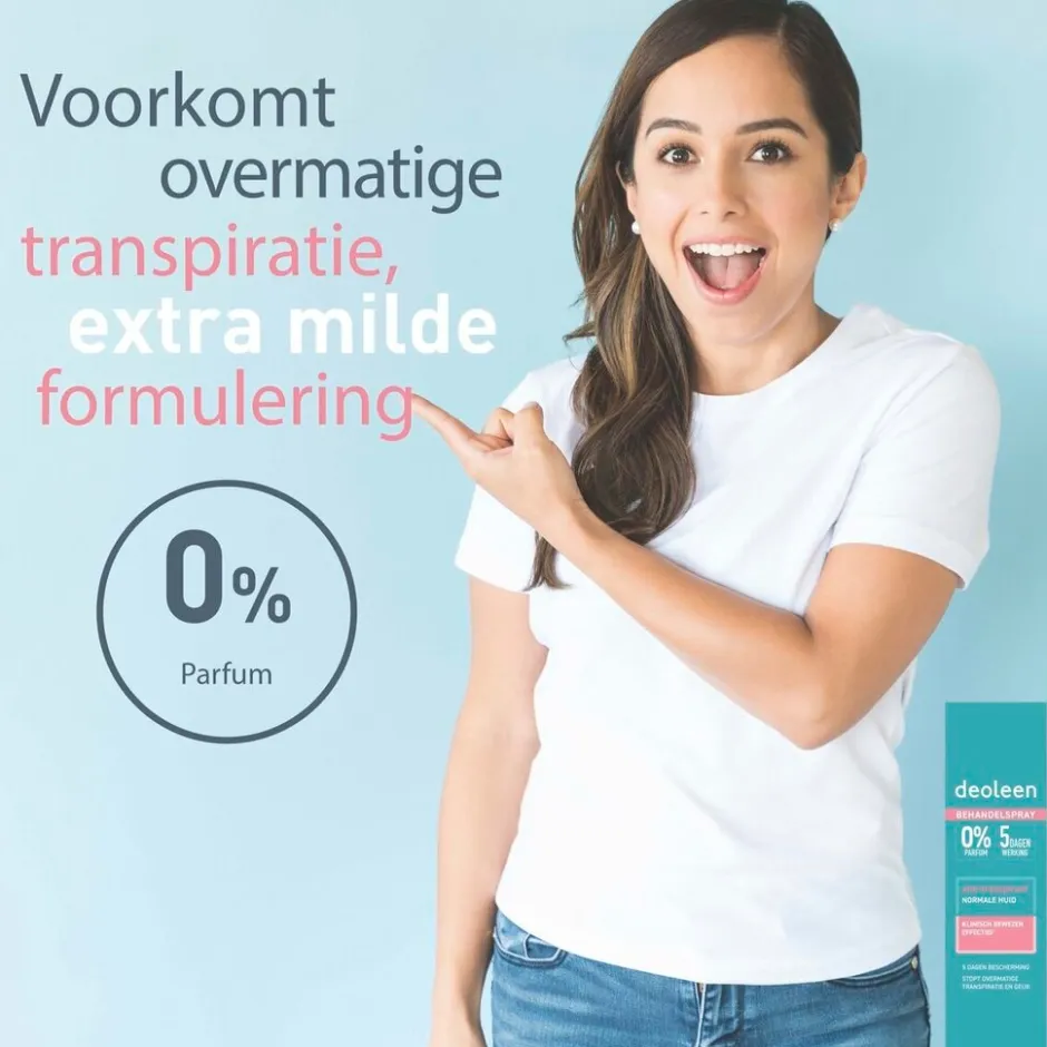 Antitranspirant Behandelspray|Deoleen Hot