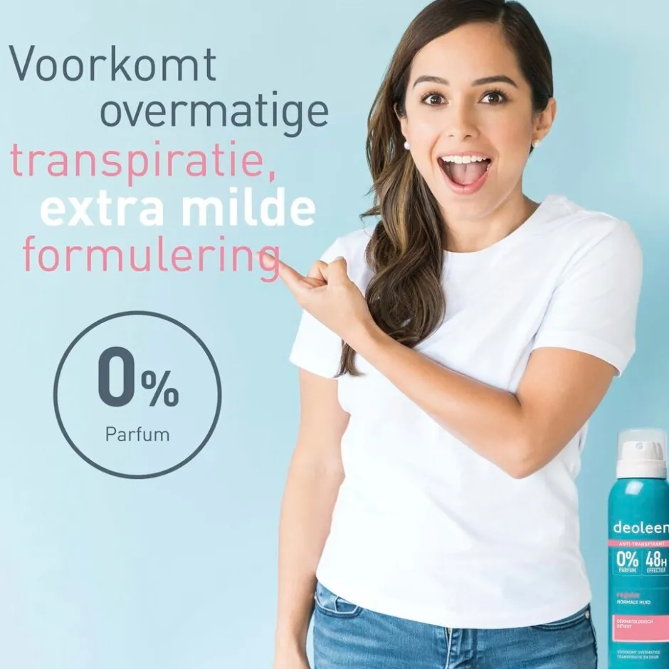 Regular Antitranspirant Spray|Deoleen Hot