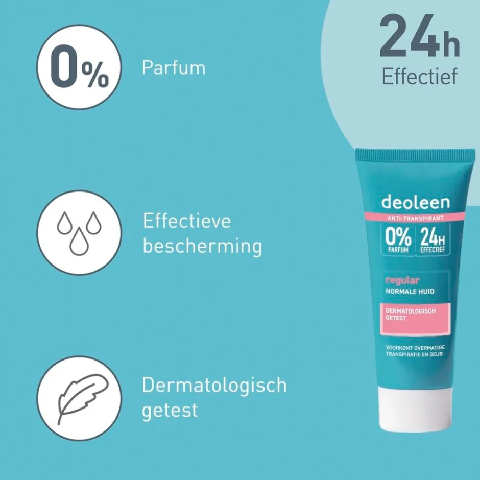 Regular Antitranspirant Crème|Deoleen Outlet