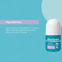 Deoleen Sensitive Antitranspirant Roller< Overmatig Transpireren