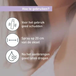 Deoleen Sensitive Antitranspirant Spray< Overmatig Transpireren