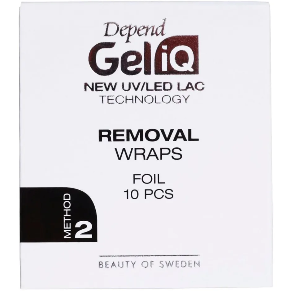 Removal Foil Wraps|Depend Gel iQ Clearance