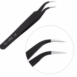 Black Tweezer - Wimperpincet ESD|Dermarolling Online