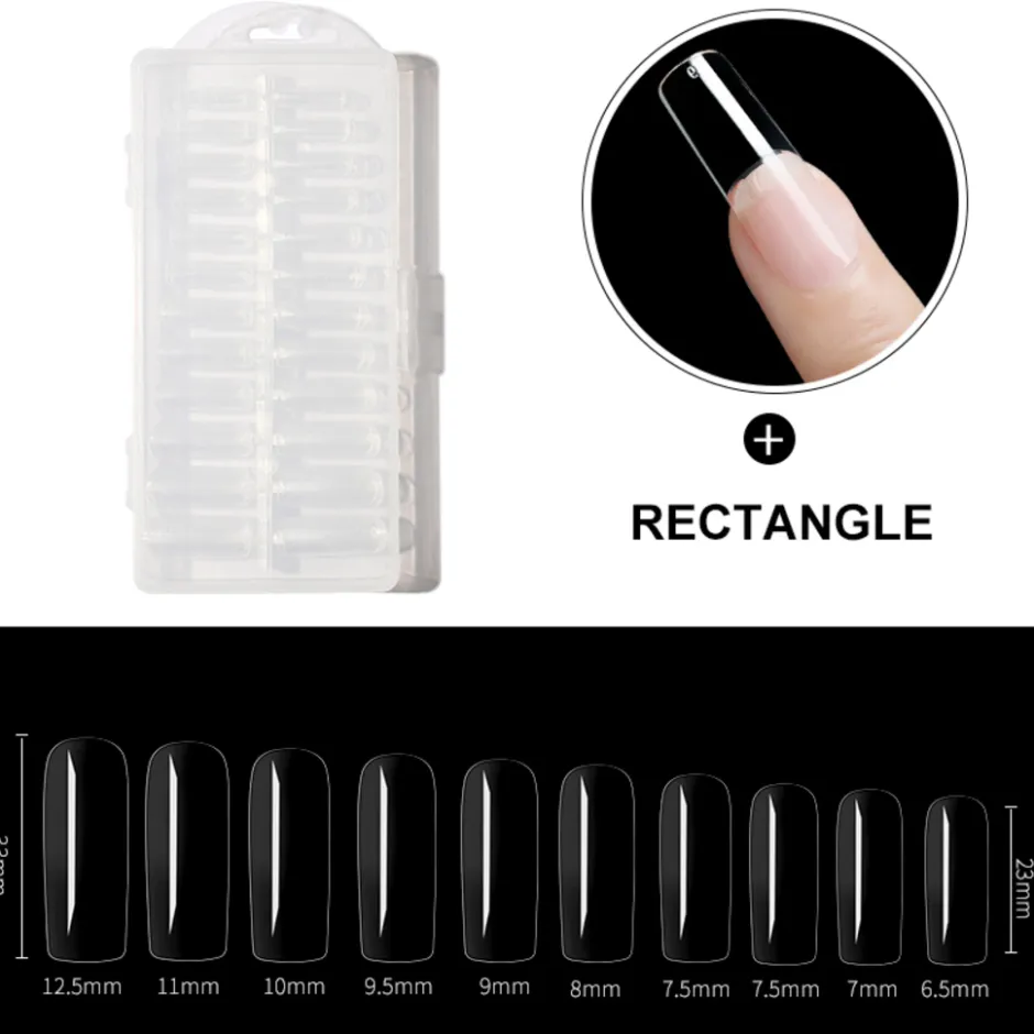 Dermarolling Nageltips Rectangle< Nagelverzorging