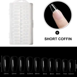 Nageltips Short Coffin|Dermarolling Outlet