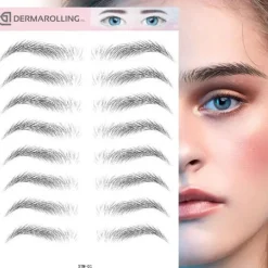 Dermarolling Semi-Permanente Waterproof Wenkbrauw Tattoo Sticker< Wenkbrauw Make-Up