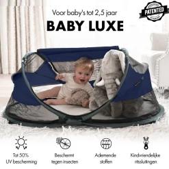 Baby Luxe Campingbedje Inclusief zelfopblaasbare matras|Deryan Best