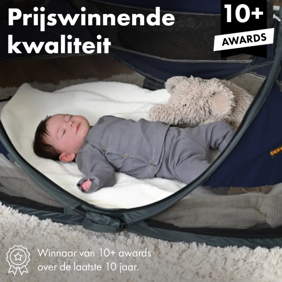 Baby Luxe Campingbedje Inclusief zelfopblaasbare matras|Deryan Best