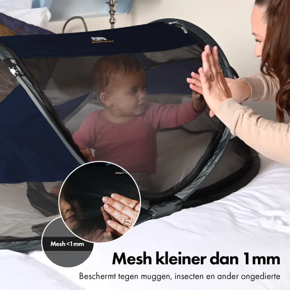 Baby Luxe Campingbedje Inclusief zelfopblaasbare matras|Deryan Best