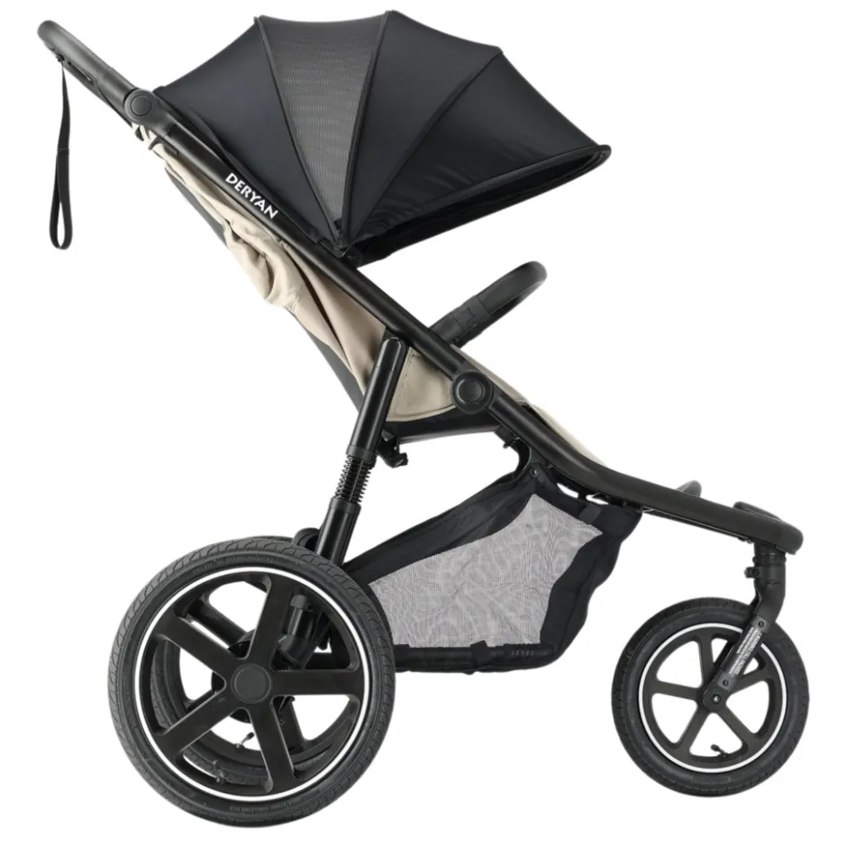 Deryan Bolt Jogging Kinderwagen Inclusief net en pomp< Kinderwagens