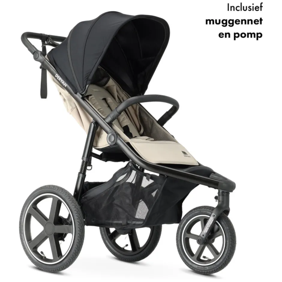 Deryan Bolt Jogging Kinderwagen Inclusief net en pomp< Kinderwagens