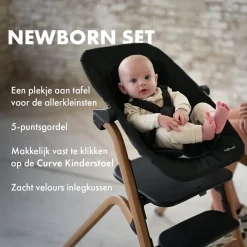 Deryan Curve Luxe Meegroei Kinderstoel Met Wipstoel & Inlegkussen< Aankleedkussens|Wipstoeltjes