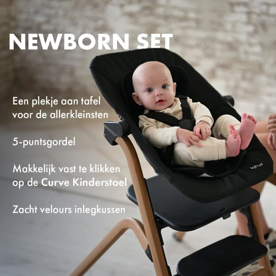 Deryan Curve Luxe Meegroei Kinderstoel Met Wipstoel & Inlegkussen< Aankleedkussens|Wipstoeltjes