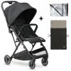 Deryan Easy Luxe Lichtgewicht Buggy + Regenhoes & Voetenzak – Complete 4-Seizoenen Set| Discount