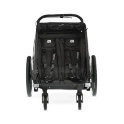 Deryan Fietskar V2 Wandelwagen en hardloopkinderwagen 2 persoons|