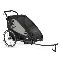 Deryan Fietskar V2 Wandelwagen en hardloopkinderwagen 2 persoons|