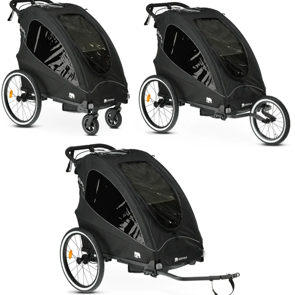 Deryan Fietskar Wandelwagen en hardloopkinderwagen 1 persoons| Online