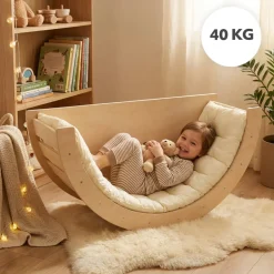 Deryan Houten Klimboog Inclusief Kussen Montessori Klimrek En Tekentafel| Sale