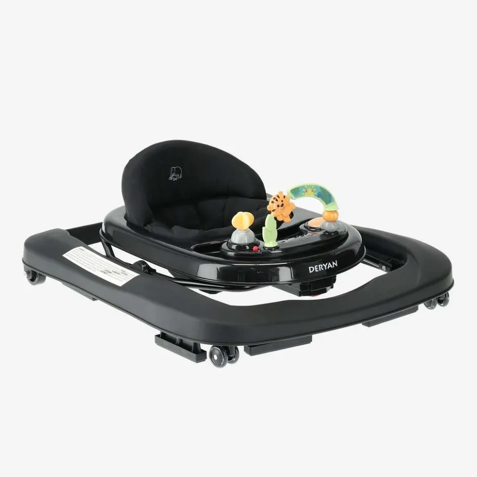 Deryan 2-in-1 inklapbare Loopstoel met speelset en dienblad< Loopstoelen