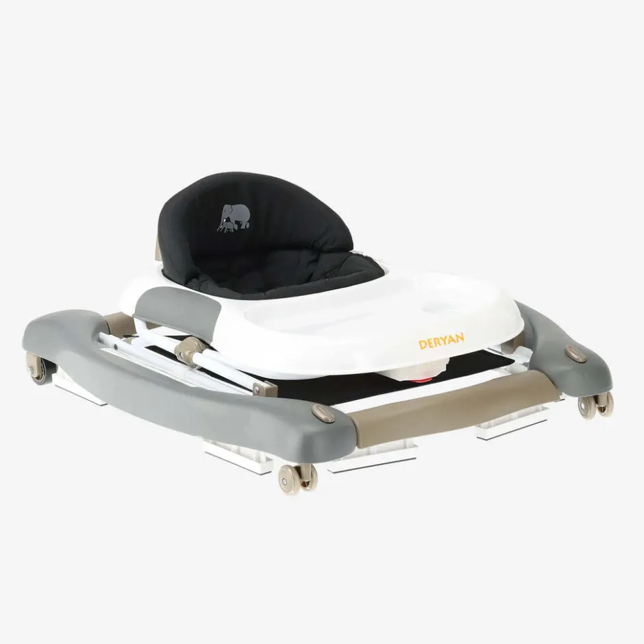 Deryan 4-in-1 inklapbare Loopstoel met speelset en dienblad< Loopstoelen