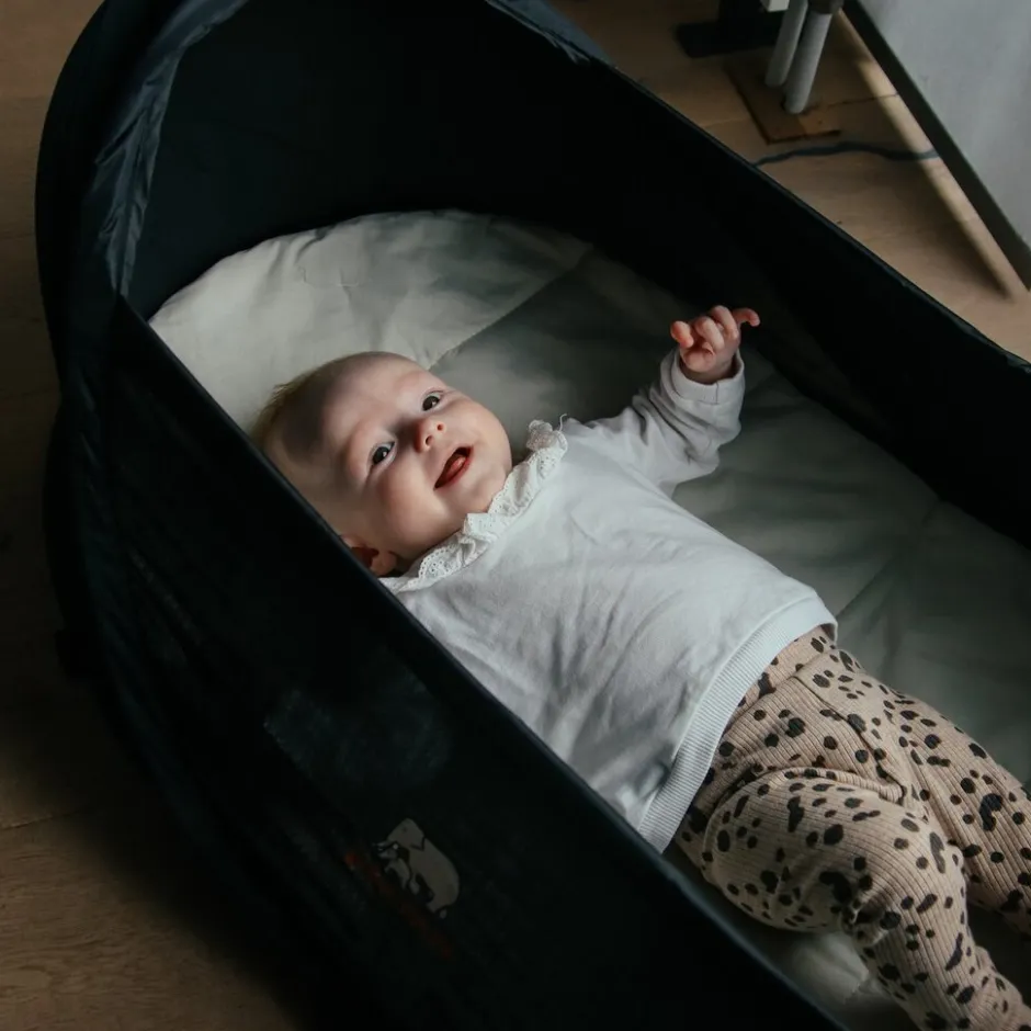 Deryan Infant Camping BabyBox Met Baby klamboe< Campingbedjes