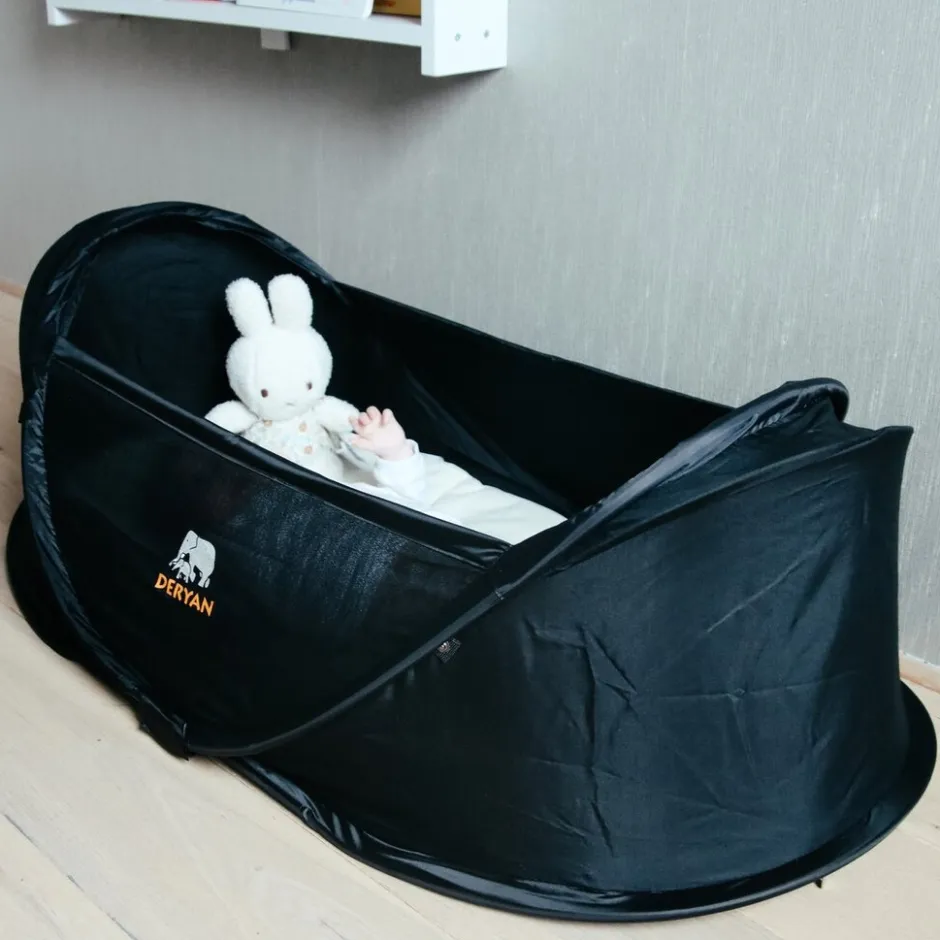 Deryan Infant Camping BabyBox Met Baby klamboe< Campingbedjes