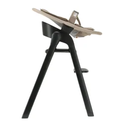 Deryan Luxe Kinderstoel Met Inklapbare Nougat Bouncer Zwart< Kinderstoelen