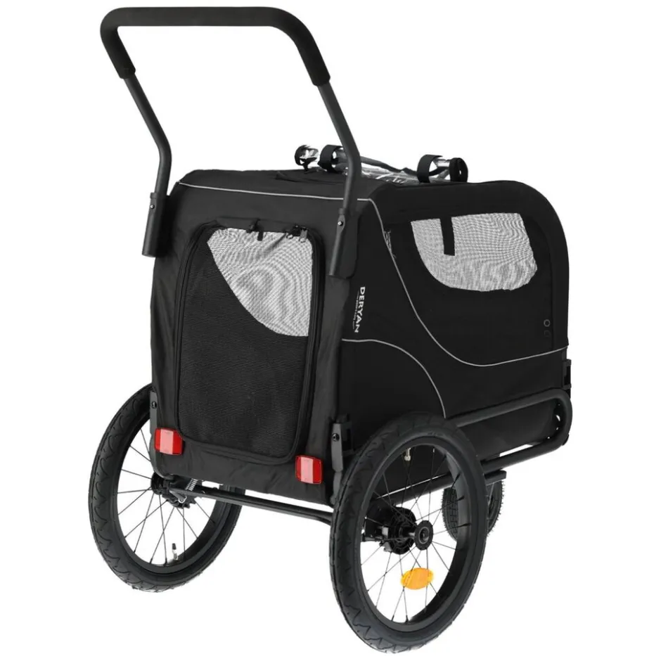 Deryan Luxe Pet Trailer Hondenkar< Honden