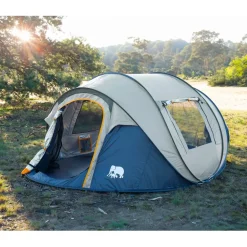 Deryan Luxe Pop-Up Tent 4P UV50+ 5000mm< Buiten En Vrije Tijd