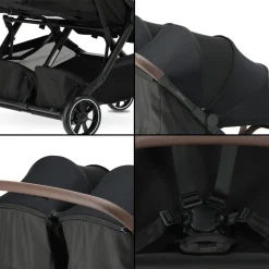 Deryan Luxe Rolo X2 V2 Duo Buggy< Duowagens En Tweelingwagens