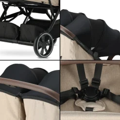 Deryan Luxe Rolo X2 XL V2 Duo Buggy< Duowagens En Tweelingwagens