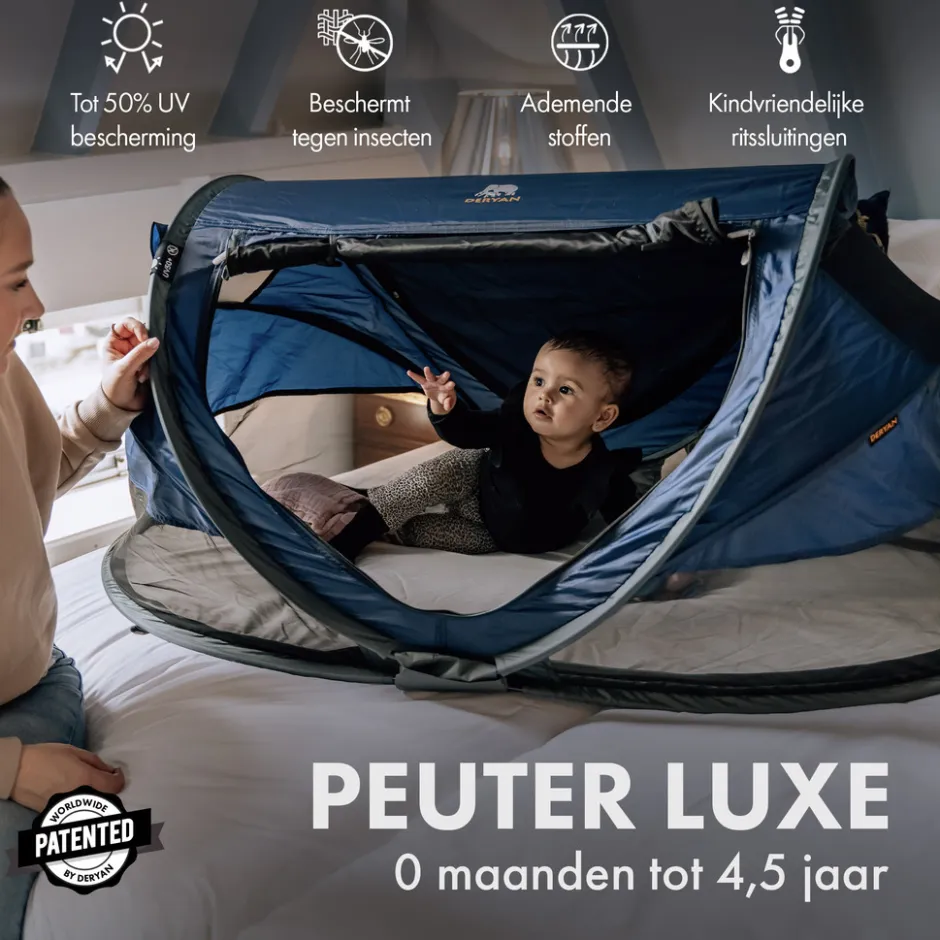 Peuter Luxe Campingbedje Inclusief zelfopblaasbare matras|Deryan Clearance