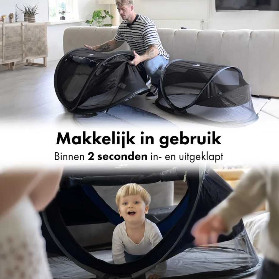 Peuter Luxe Campingbedje Inclusief zelfopblaasbare matras|Deryan Best