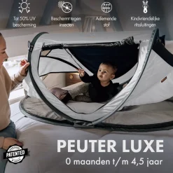 Peuter Luxe Campingbedje met Zelfopblaasbare Matras|Deryan Best