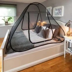 Deryan Pop Up bedtent Adult 200x180cm met Muggennet< Campingbedjes