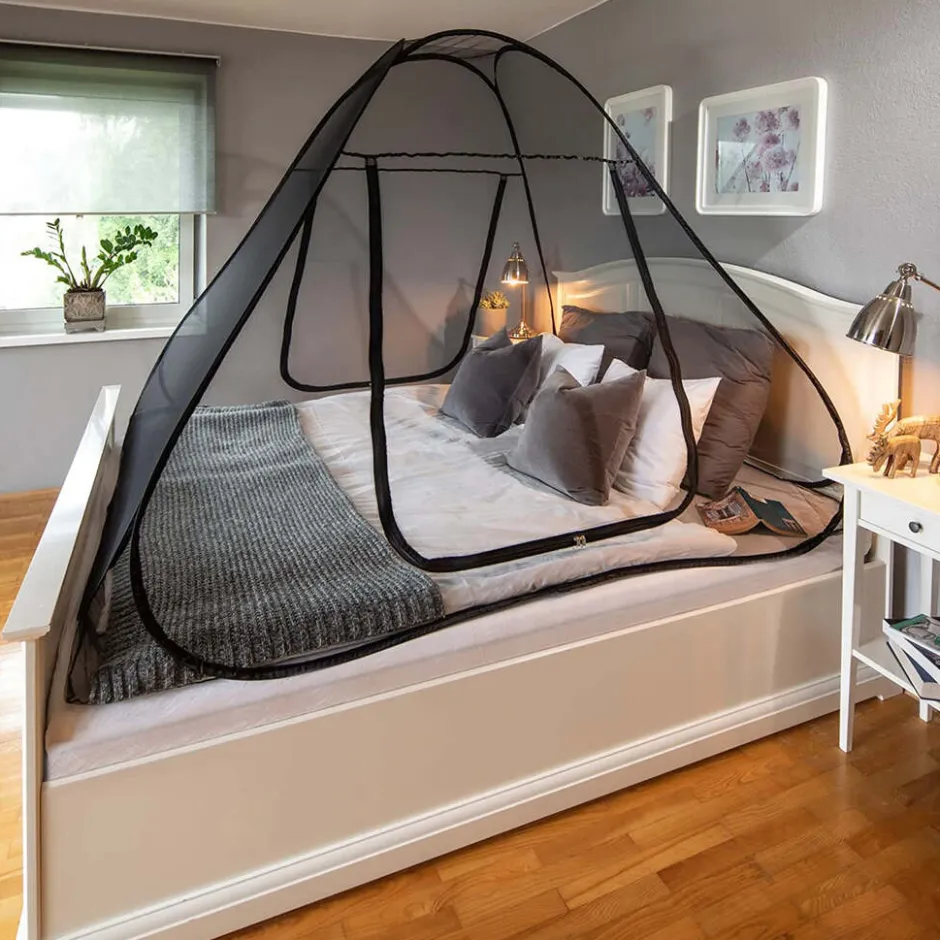 Deryan Pop Up bedtent Adult 200x180cm met Muggennet< Campingbedjes