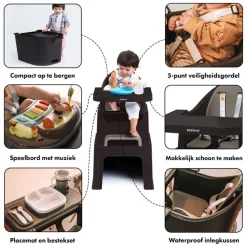 Deryan Quuby Kinderstoel 5-in-1 Kinderstoel Meegroeistoel< Kinderstoelen