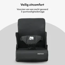 Deryan Travel Booster Stoelverhoger Inclusief Bevestigingsriem< Stoelverhogers En Verkleiners