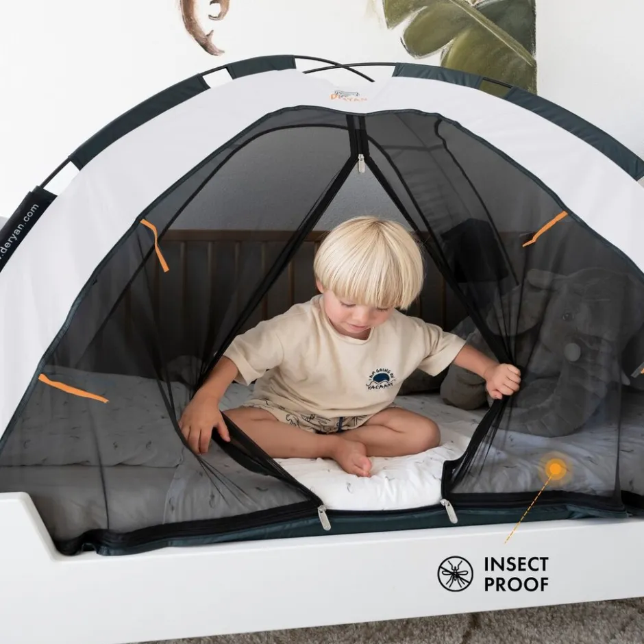 Deryan 200x90cm Bedtent Klamboe< Campingbedjes