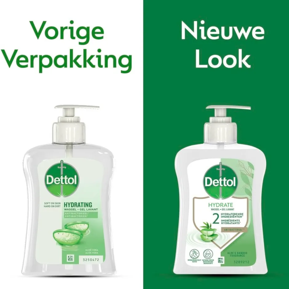 Dettol Aloë Vera Antibacteriële Wasgel< Handzeep