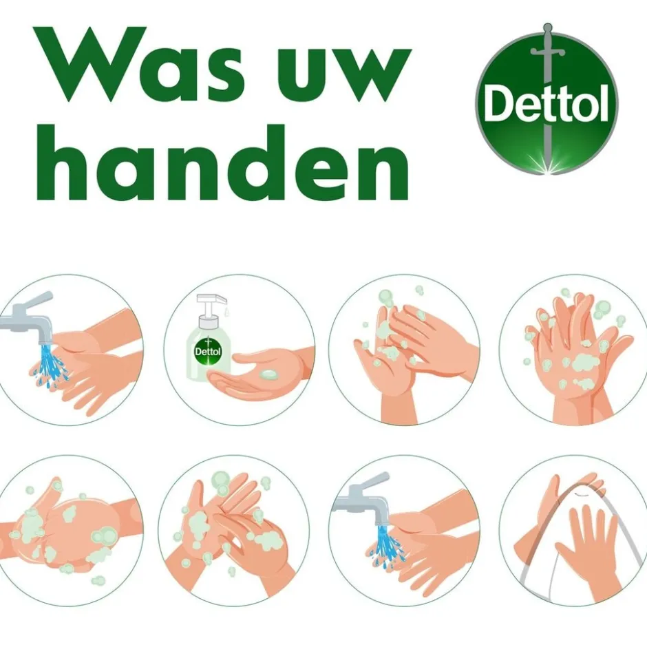 Chamomile & Cotton Flower Wascrème met Pomp|Dettol Hot