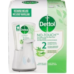Dettol No-Touch Aloë Vera Automatische Zeepdispenser< Handzeep Navulling|Handzeep